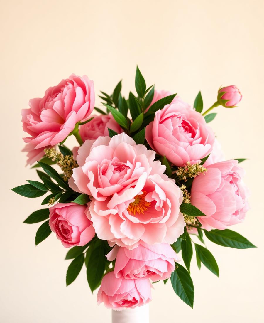 The Aurora — Peonies in full bloom